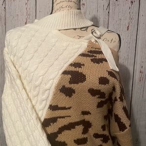 Cold Shoulder Sweater